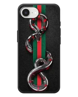 Чохол для iPhone 17e з картинкою «Gucci — змія на смузі»