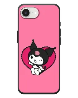Чехол для iPhone 17e с картинкой «Kuromi — любовь в сердце»