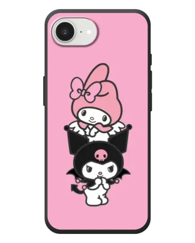 Чехол для iPhone 17e с картинкой «My Melody и Kuromi» Чехол для iPhone 17e с картинкой «My Melody и Kuromi»