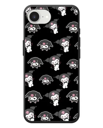 Чехол для iPhone 17e с картинкой «Черный паттерн Kuromi» Чехол для iPhone 17e с картинкой «Черный паттерн Kuromi»