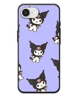 Чехол для iPhone 17e с картинкой «Паттерн с Kuromi»