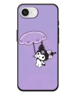Чехол для iPhone 17e с картинкой «Kuromi с зонтиком»