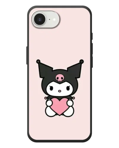 Чехол для iPhone 17e с картинкой «Kuromi и сердце» Чехол для iPhone 17e с картинкой «Kuromi и сердце»