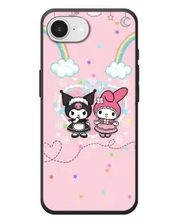 Чехол для iPhone 17e с картинкой «My Melody и Kuromi»