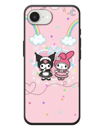 Чехол для iPhone 17e с картинкой «My Melody и Kuromi» Чехол для iPhone 17e с картинкой «My Melody и Kuromi»