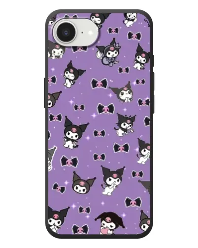 Чехол для iPhone 17e с картинкой «Kuromi — паттерн» Чехол для iPhone 17e с картинкой «Kuromi — паттерн»