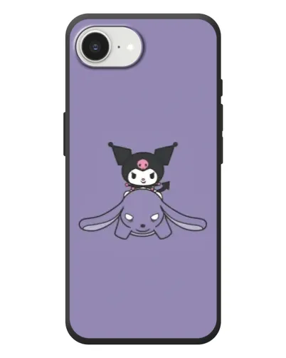 Чехол для iPhone 17e с картинкой «Kuromi на лиловом фоне» Чехол для iPhone 17e с картинкой «Kuromi на лиловом фоне»