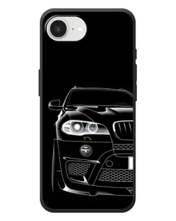 Чехол для iPhone 17e с картинкой «Темный силуэт BMW»