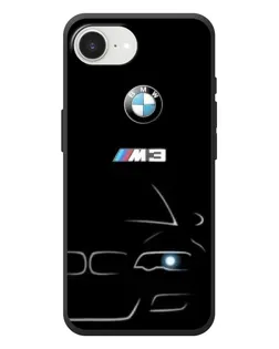 Чехол для iPhone 17e с картинкой «Минималистичный принт BMW M3»