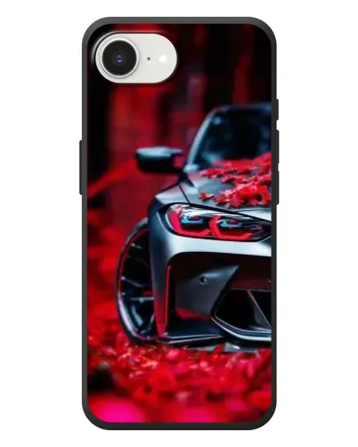 Чехол для iPhone 17e с картинкой «Спортивная BMW и цветы» Чехол для iPhone 17e с картинкой «Спортивная BMW и цветы»