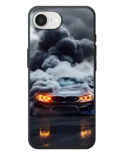 Чехол для iPhone 17e с картинкой «BMW в дыму»