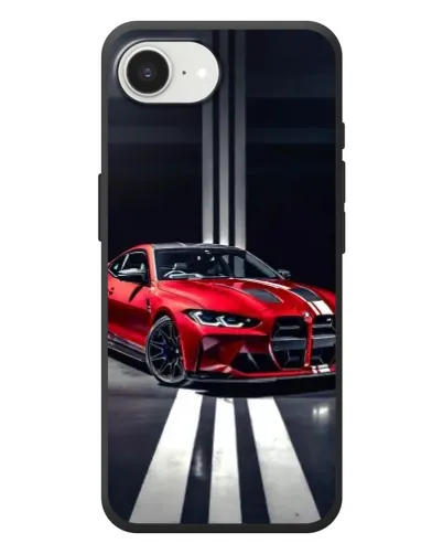 Чехол для iPhone 17e с картинкой «Красная BMW на дороге» Чехол для iPhone 17e с картинкой «Красная BMW на дороге»