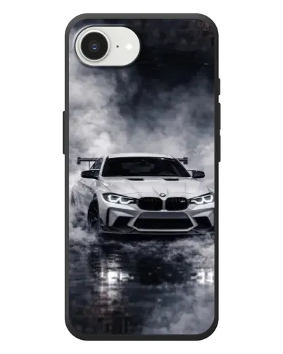 Чехол для iPhone 17e с картинкой «BMW сквозь туман» Чехол для iPhone 17e с картинкой «BMW сквозь туман»