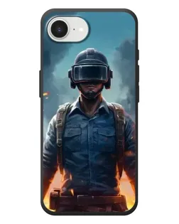 Чехол для iPhone 17e с картинкой «PUBG — реалистичный герой»