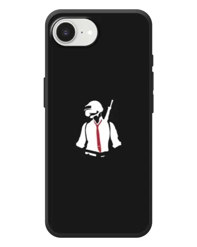 Чехол для iPhone 17e с картинкой «PUBG — силуэт воина» Чехол для iPhone 17e с картинкой «PUBG — силуэт воина»