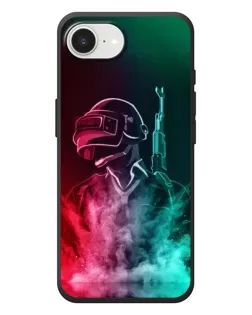 Чехол для iPhone 17e с картинкой «PUBG — огненный воин»