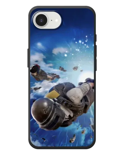 Чехол для iPhone 17e с картинкой «Десант PUBG — прыжок» Чехол для iPhone 17e с картинкой «Десант PUBG — прыжок»