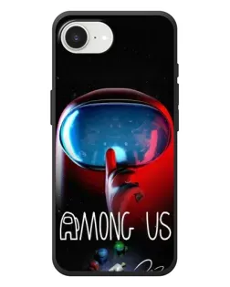 Чехол для iPhone 17e с картинкой «Красный импостер — макро» Чехол для iPhone 17e с картинкой «Красный импостер — макро»