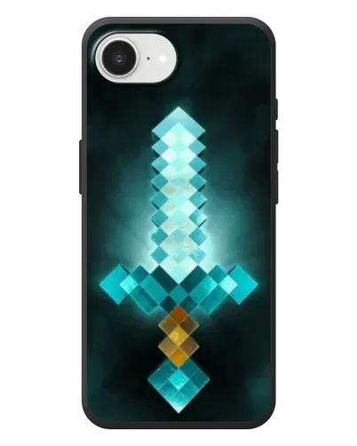 Чехол для iPhone 17e с картинкой «Алмазный меч неон» Чехол для iPhone 17e с картинкой «Алмазный меч неон»