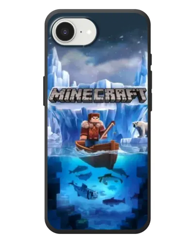 Чехол для iPhone 17e с картинкой «Minecraft ледяной мир» Чехол для iPhone 17e с картинкой «Minecraft ледяной мир»