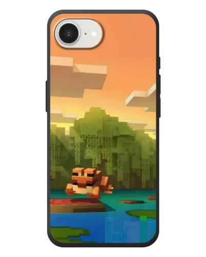 Чехол для iPhone 17e с картинкой «Майнкрафт закат солнца» Чехол для iPhone 17e с картинкой «Майнкрафт закат солнца»