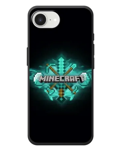 Чехол для iPhone 17e с картинкой «Minecraft Diamond лого» Чехол для iPhone 17e с картинкой «Minecraft Diamond лого»