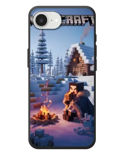 Чехол для iPhone 17e с картинкой «Зимний Minecraft» Чехол для iPhone 17e с картинкой «Зимний Minecraft»