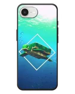 Чохол для iPhone 17e з картинкою «Черепаха Minecraft» Чохол для iPhone 17e з картинкою «Черепаха Minecraft»