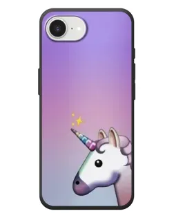 Чехол для iPhone 17e с картинкой «Единорог градиент»