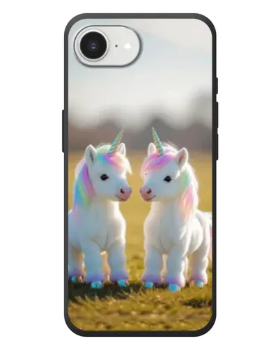 Чехол для iPhone 17e с картинкой «Пара единорогов» Чехол для iPhone 17e с картинкой «Пара единорогов»