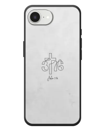 Чехол для iPhone 17e с картинкой «Иоанна 3:16 Крест» Чехол для iPhone 17e с картинкой «Иоанна 3:16 Крест»