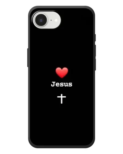 Чехол для iPhone 17e с картинкой «Сердце - Jesus» Чехол для iPhone 17e с картинкой «Сердце - Jesus»
