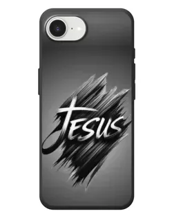 Чехол для iPhone 17e с картинкой «Надпись Jesus Graffiti»