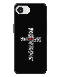 Чехол для iPhone 17e с картинкой «Текстовый крест» Чехол для iPhone 17e с картинкой «Текстовый крест»