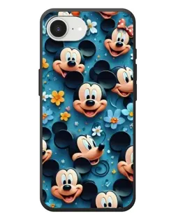 Чехол для iPhone 17e с картинкой «Паттерн Микки и Минни»