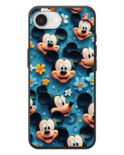 Чехол для iPhone 17e с картинкой «Паттерн Микки и Минни» Чехол для iPhone 17e с картинкой «Паттерн Микки и Минни»