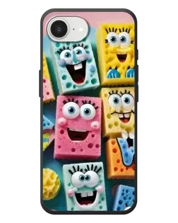 Чехол для iPhone 17e с картинкой «Цветные губки»