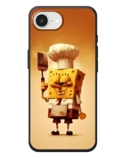 Чехол для iPhone 17e с картинкой «Губка Боб повар»