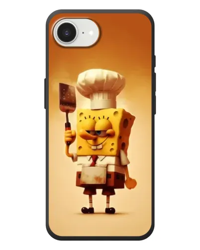 Чехол для iPhone 17e с картинкой «Губка Боб повар» Чехол для iPhone 17e с картинкой «Губка Боб повар»