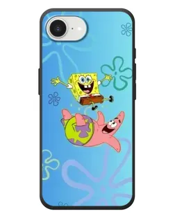 Чехол для iPhone 17e с картинкой «Спанч Боб и Патрик»