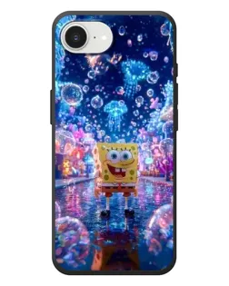 Чехол для iPhone 17e с картинкой «Неоновый океан»