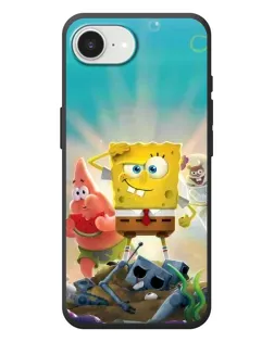 Чехол для iPhone 17e с картинкой «Спанч Боб победитель»