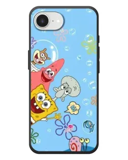 Чехол для iPhone 17e с картинкой «Веселые пузырьки»