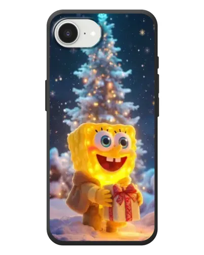 Чехол для iPhone 17e с картинкой «Рождественский Спанч Боб» Чехол для iPhone 17e с картинкой «Рождественский Спанч Боб»