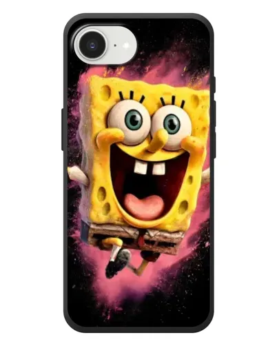Чехол для iPhone 17e с картинкой «Взрывной Спанч Боб» Чехол для iPhone 17e с картинкой «Взрывной Спанч Боб»