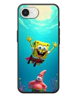 Чехол для iPhone 17e с картинкой «Спанч Боб под водой»