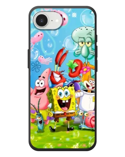Чехол для iPhone 17e с картинкой «Губка Боб и друзья» Чехол для iPhone 17e с картинкой «Губка Боб и друзья»