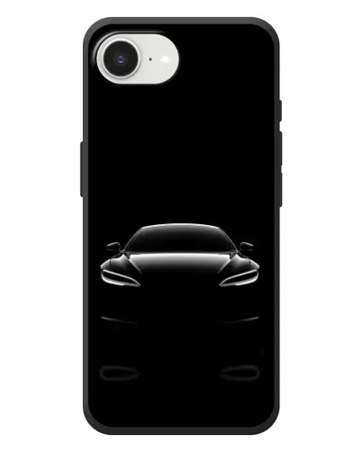 Чехол для iPhone 17e с картинкой «Силуэт Tesla Night» Чехол для iPhone 17e с картинкой «Силуэт Tesla Night»