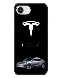 Чехол для iPhone 17e с картинкой «Tesla Model Y»