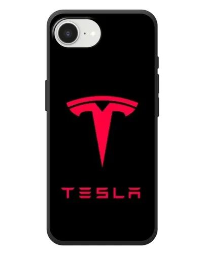 Чехол для iPhone 17e с картинкой «Tesla Red Logo» Чехол для iPhone 17e с картинкой «Tesla Red Logo»
